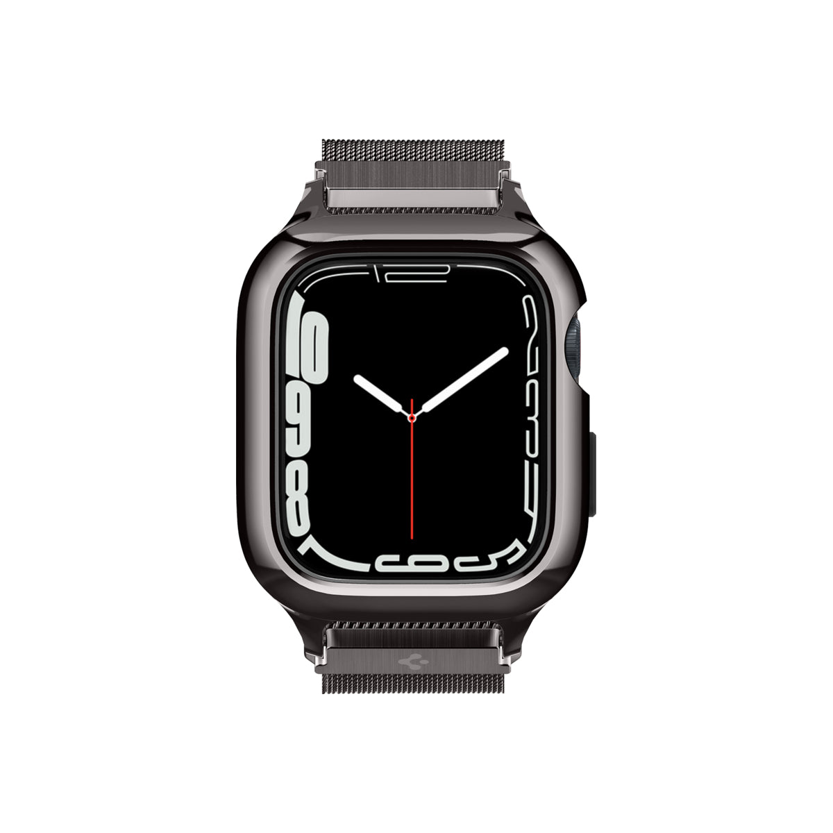 Řemínek pro Apple Watch 42/44/45/49 mm Spigen Metal Fit Pro - šedý - bonami.click