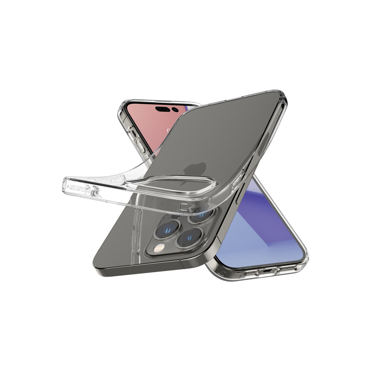 Kryt na iPhone 14 Pro Spigen Crystal Flex - průhledný - bonami.click