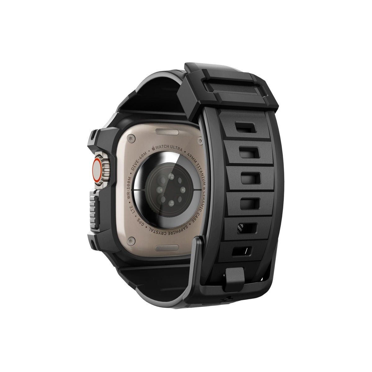 Řemínek pro Apple Watch Ultra 49 mm Spigen Rugged Armor Pro - černý - bonami.click