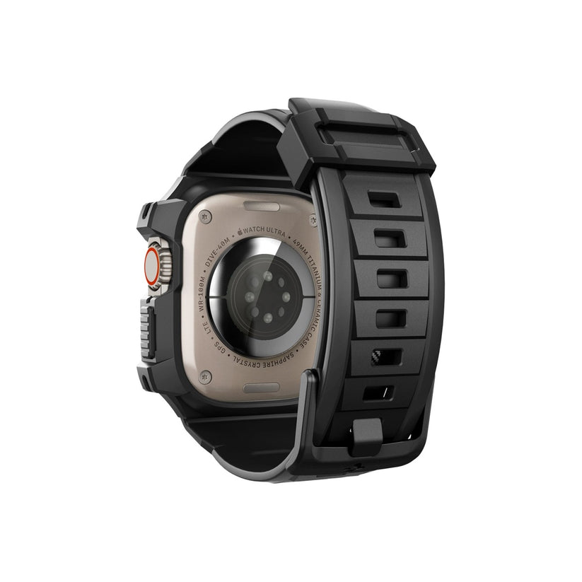 Řemínek pro Apple Watch Ultra 49 mm Spigen Rugged Armor Pro - černý - bonami.click