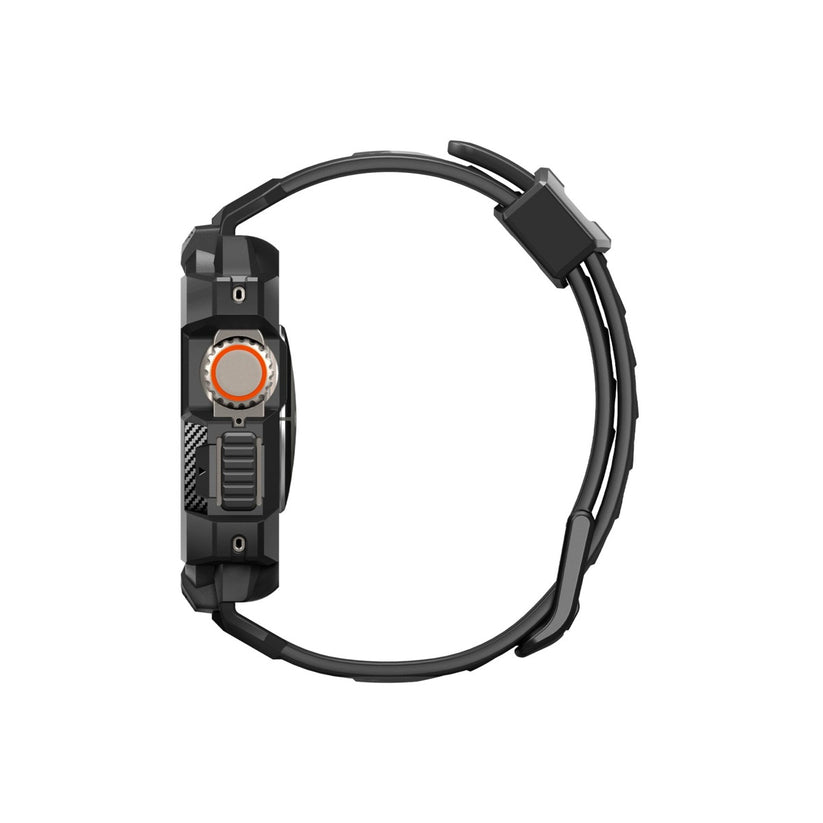 Řemínek pro Apple Watch Ultra 49 mm Spigen Rugged Armor Pro - černý - bonami.click