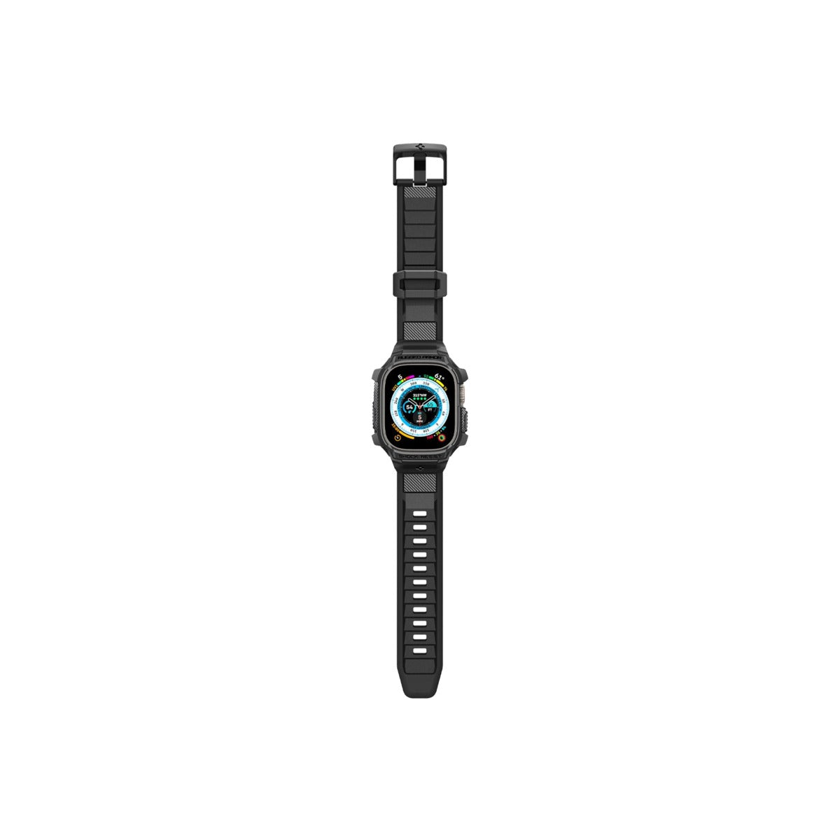 Řemínek pro Apple Watch Ultra 49 mm Spigen Rugged Armor Pro - černý - bonami.click