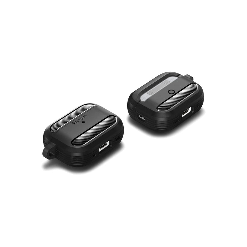 Obal pro AirPods Pro 2. gen Spigen Rugged Armor - černý - bonami.click