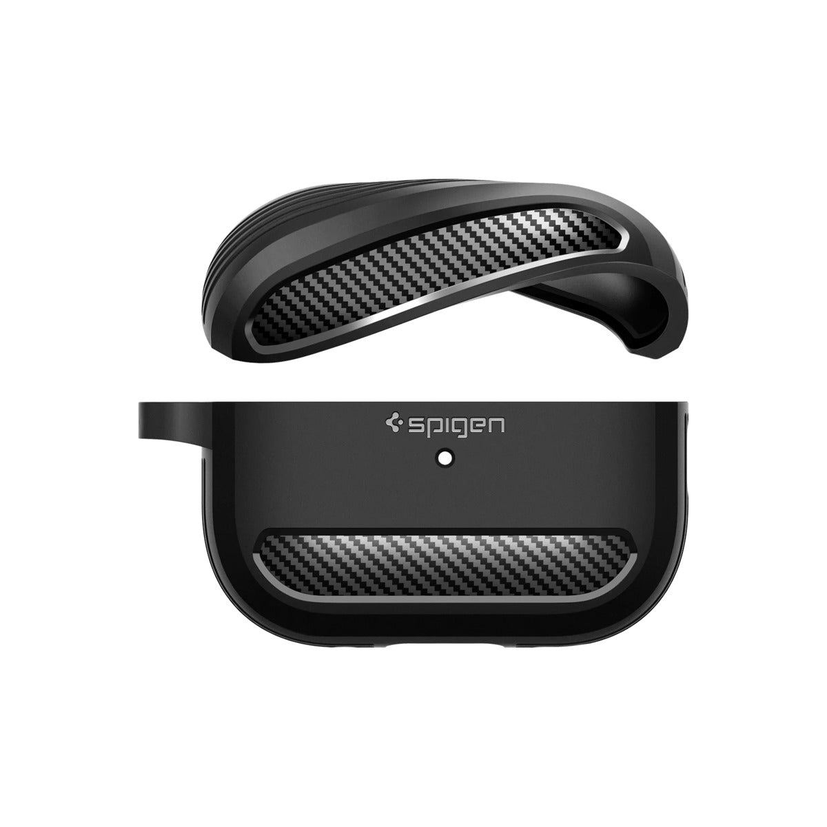 Obal pro AirPods Pro 2. gen Spigen Rugged Armor - černý - bonami.click
