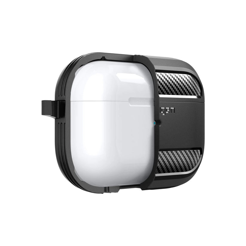 Obal pro AirPods Pro 2. gen Spigen Rugged Armor - černý - bonami.click