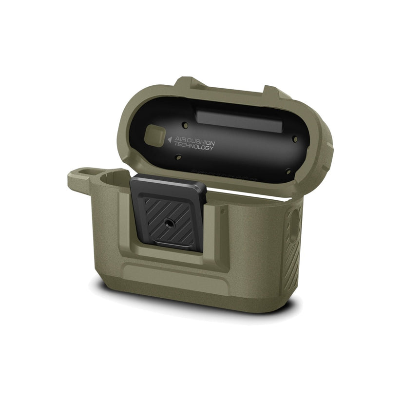 Obal pro AirPods Pro 2. gen Spigen Lock Fit - zelený - bonami.click