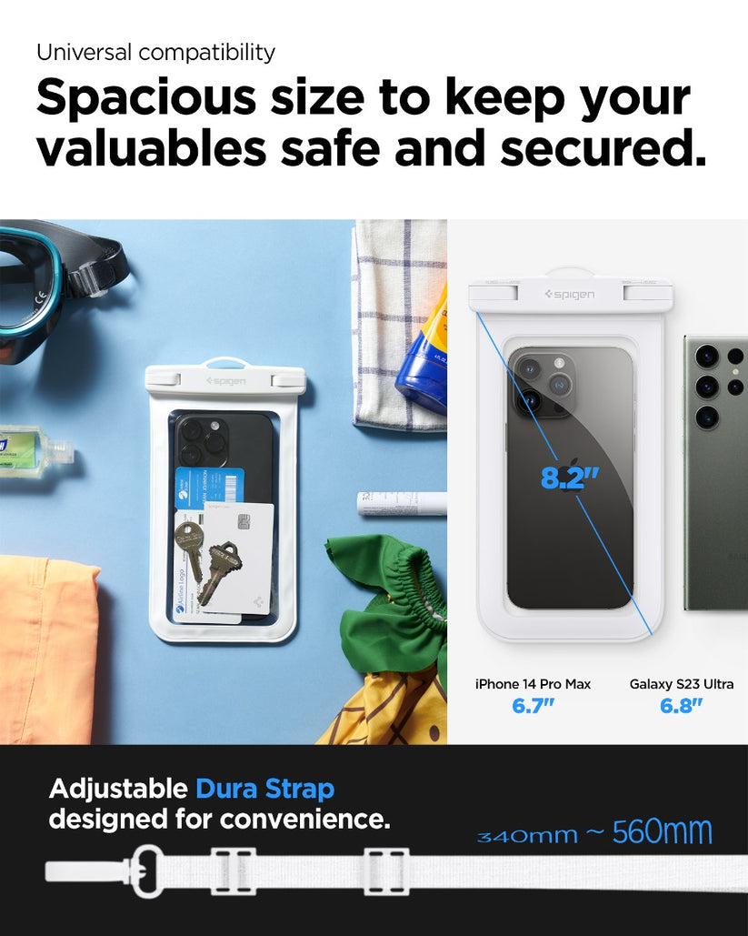 Vodotěsné pouzdro Spigen Aqua Shield A601 - bílé - bonami.click