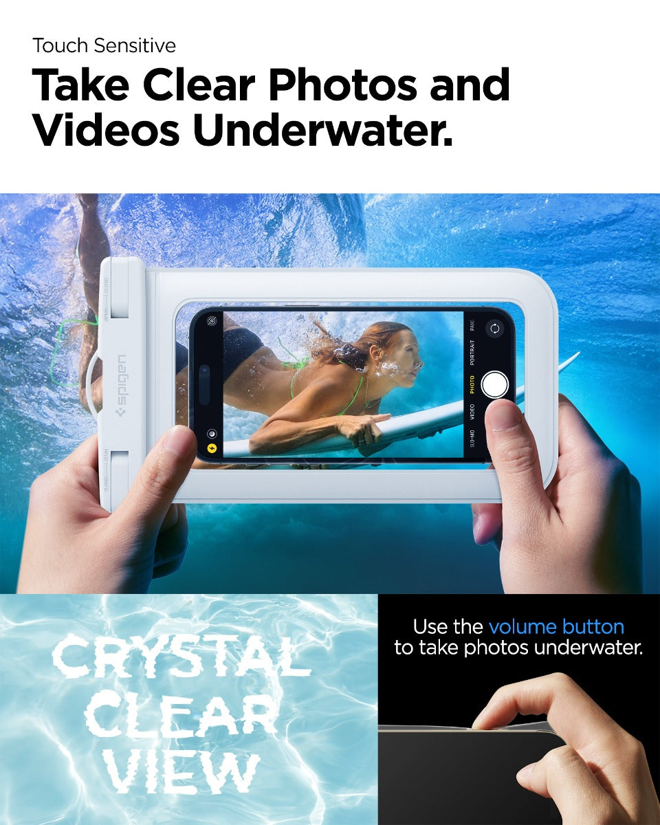 Vodotěsné pouzdro Spigen Aqua Shield A601 - bílé - bonami.click