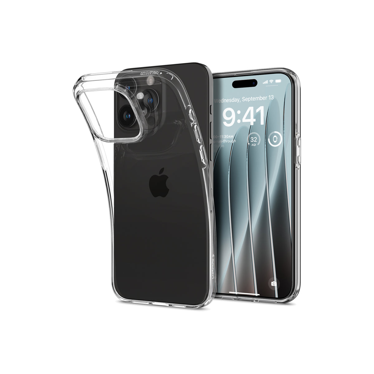 Kryt pro iPhone 15 Pro Max Spigen Crystal Flex - černý - bonami.click