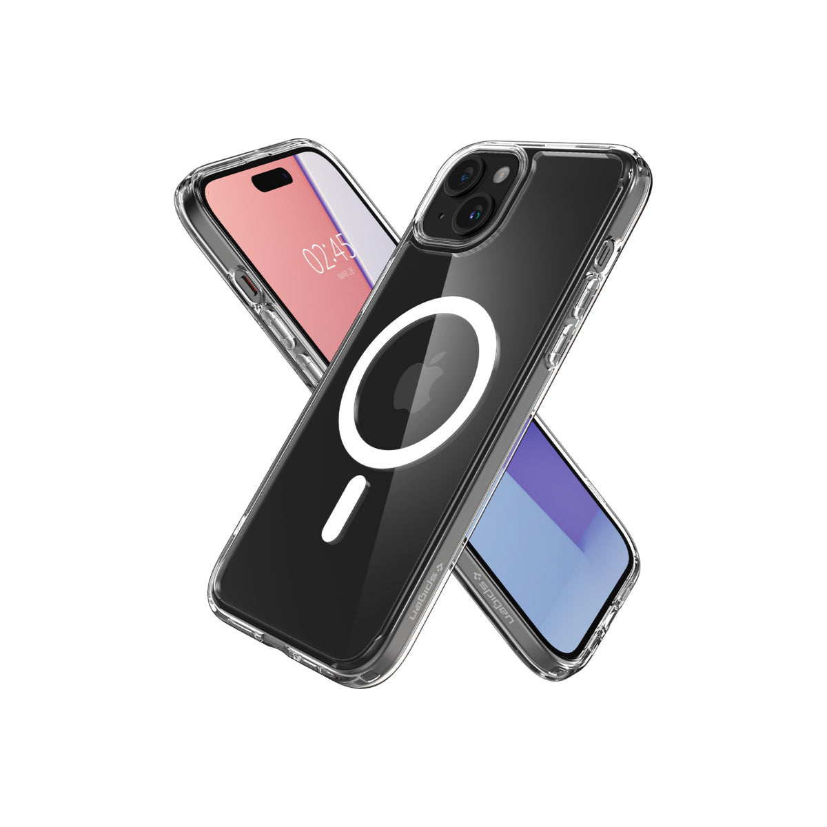 Kryt pro iPhone 15 Plus Spigen Crystal Hybrid MagSafe - bílý - bonami.click