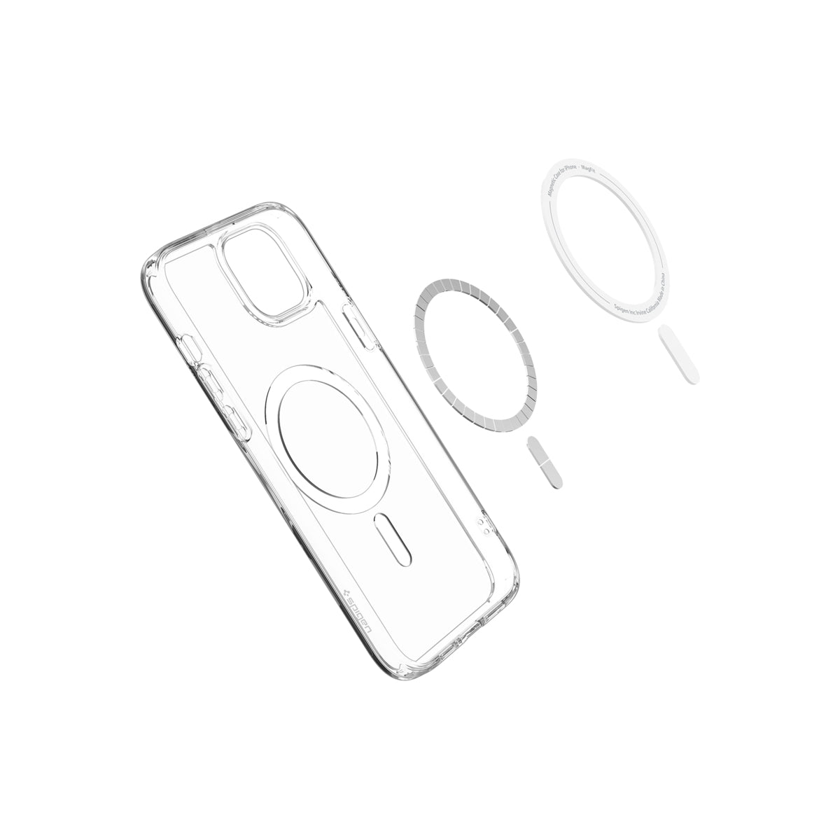 Kryt pro iPhone 15 Plus Spigen Crystal Hybrid MagSafe - bílý - bonami.click