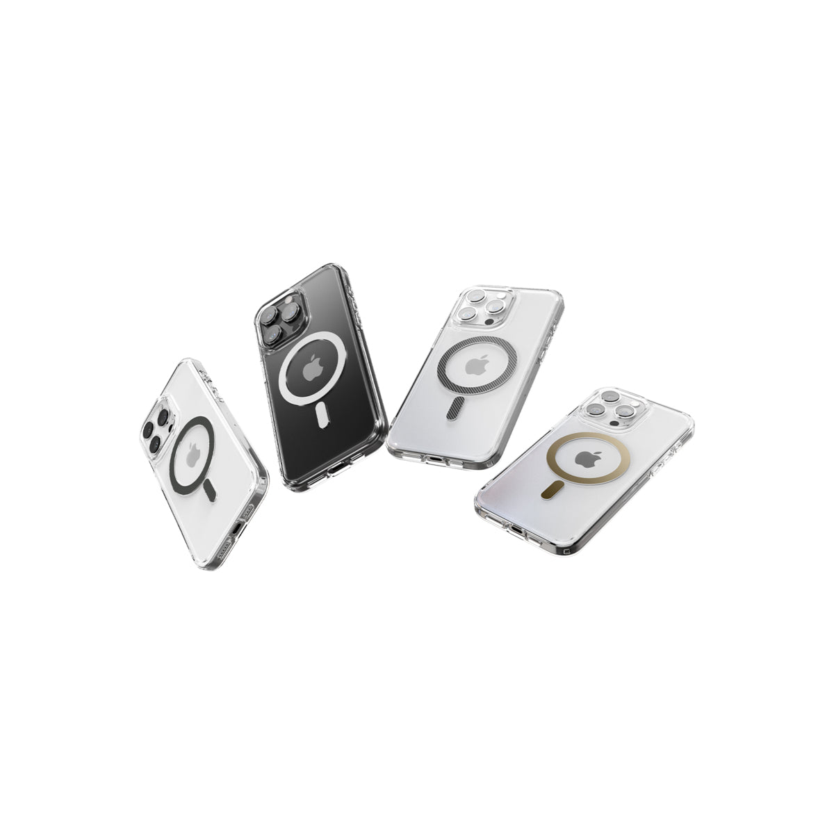 Kryt pro iPhone 15 Pro Spigen Crystal Hybrid MagSafe - bílý - bonami.click