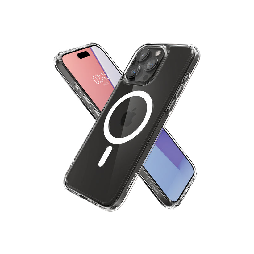 Kryt pro iPhone 15 Pro Max Spigen Crystal Hybrid MagSafe - bílý - bonami.click
