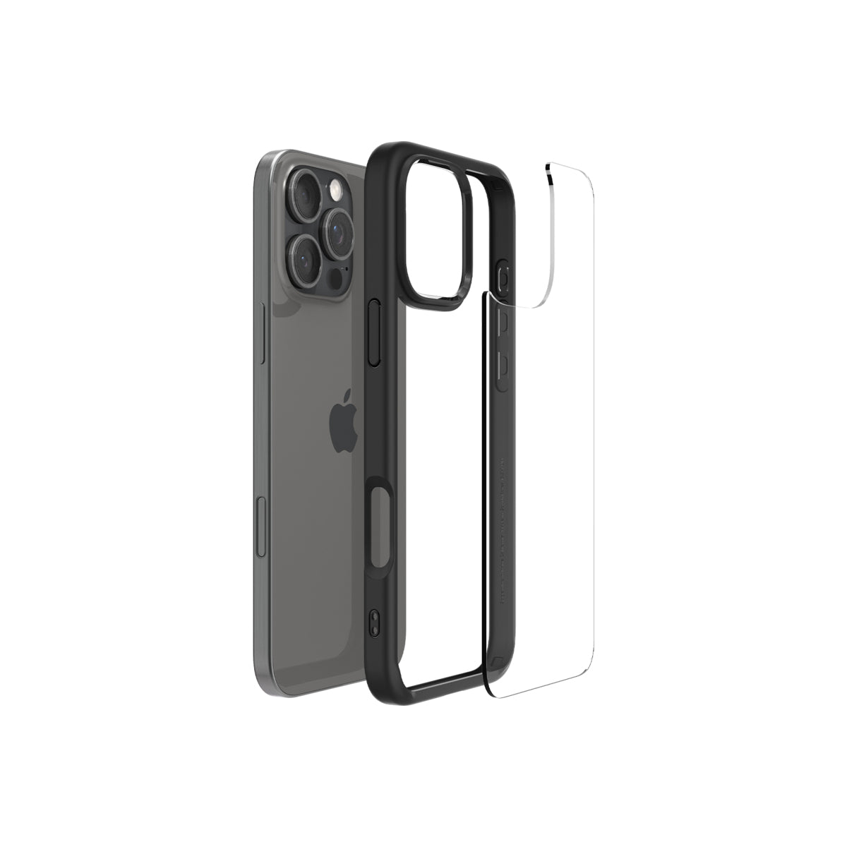 Kryt pro iPhone 16 Pro Max Spigen Crystal Hybrid - matně černý - bonami.click