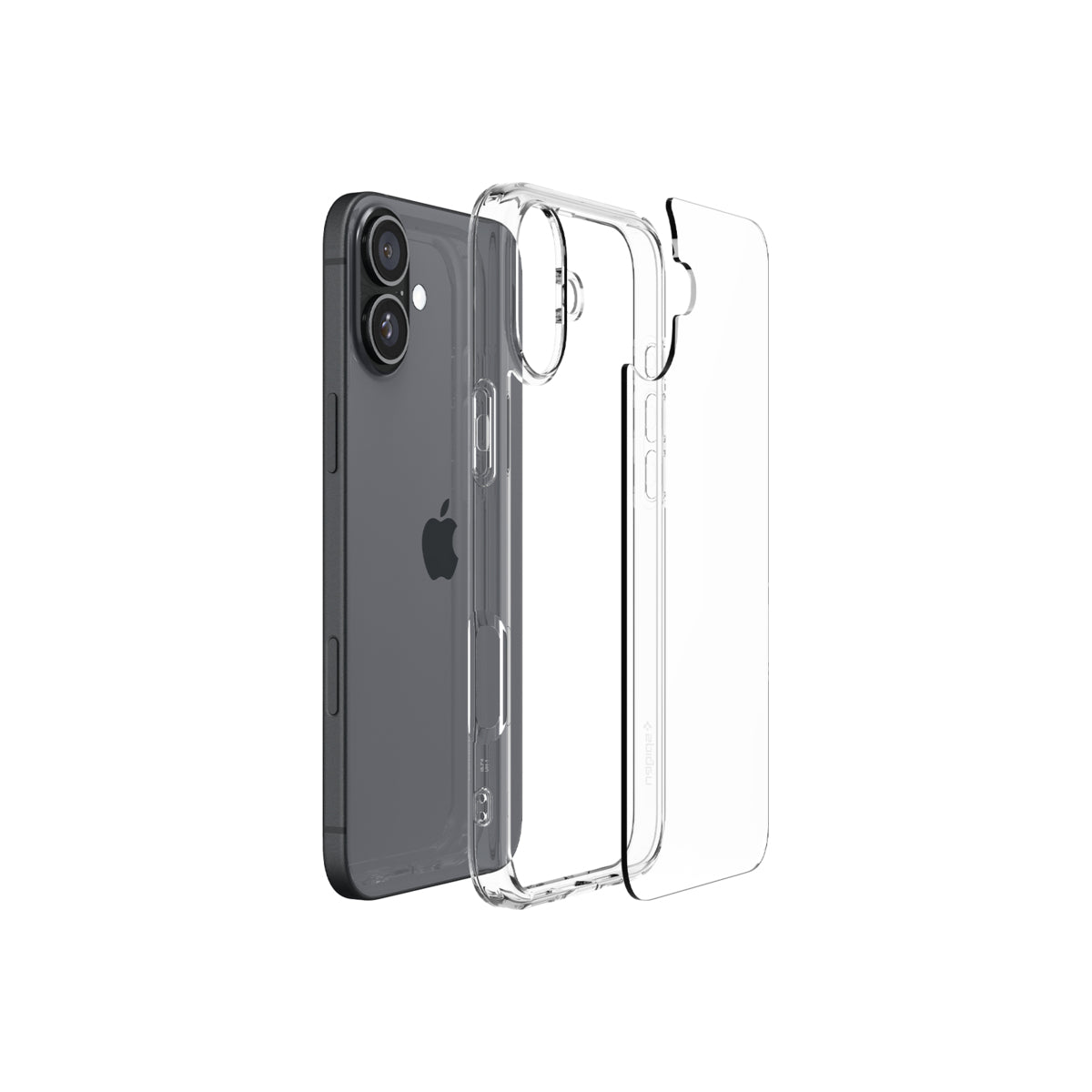 Kryt pro iPhone 16 Spigen Crystal Hybrid - průhledný - bonami.click