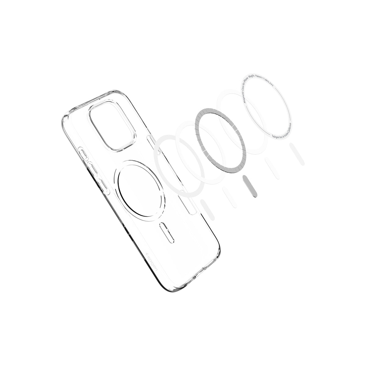 Kryt pro iPhone 16 Pro Spigen Liquid Crystal MagSafe - průhledný - bonami.click