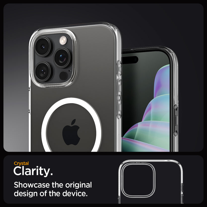 Kryt pro iPhone 16 Pro Spigen Crystal Flex MagSafe - průhledný - bonami.click