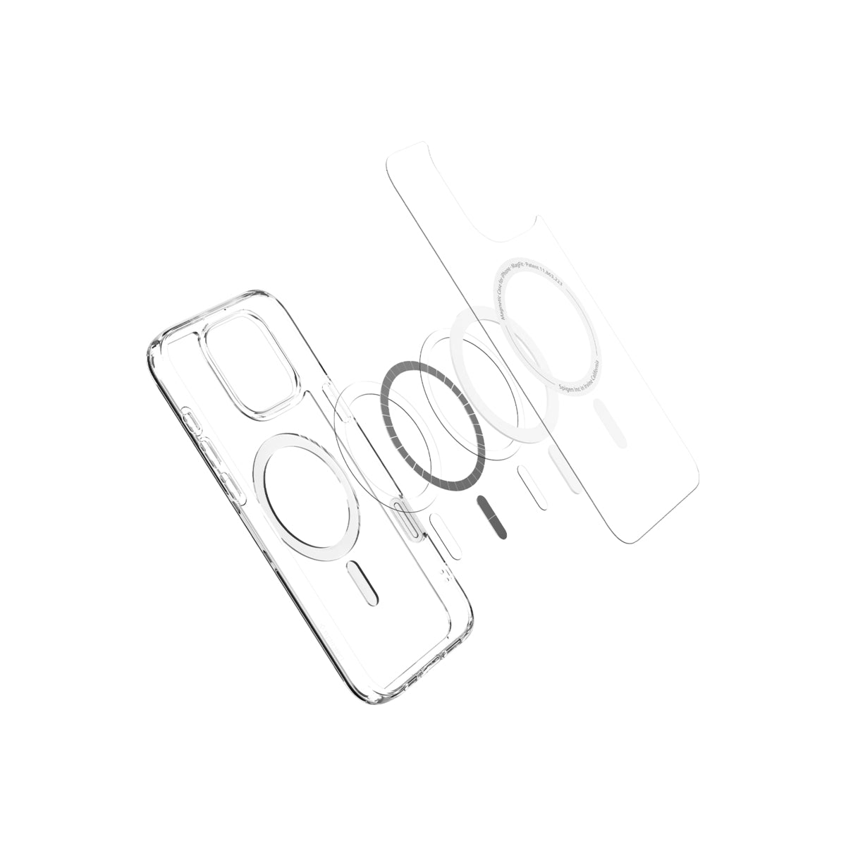 MagSafe kryt pro iPhone 16 Pro Max Spigen Ultra Hybrid T-series - šedý - bonami.click
