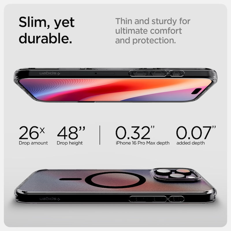 MagSafe kryt pro iPhone 16 Pro Max Spigen Ultra Hybrid T-series - černý - bonami.click