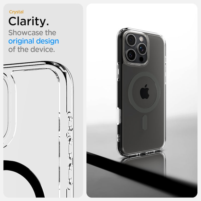 MagSafe kryt pro iPhone 16 Pro Spigen Ultra Hybrid T-series - šedý - bonami.click