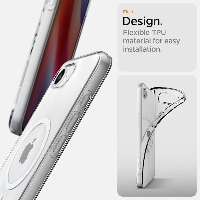 MagSafe kryt pro iPhone 16e Spigen Crystal Flex - průhledný - bonami.click