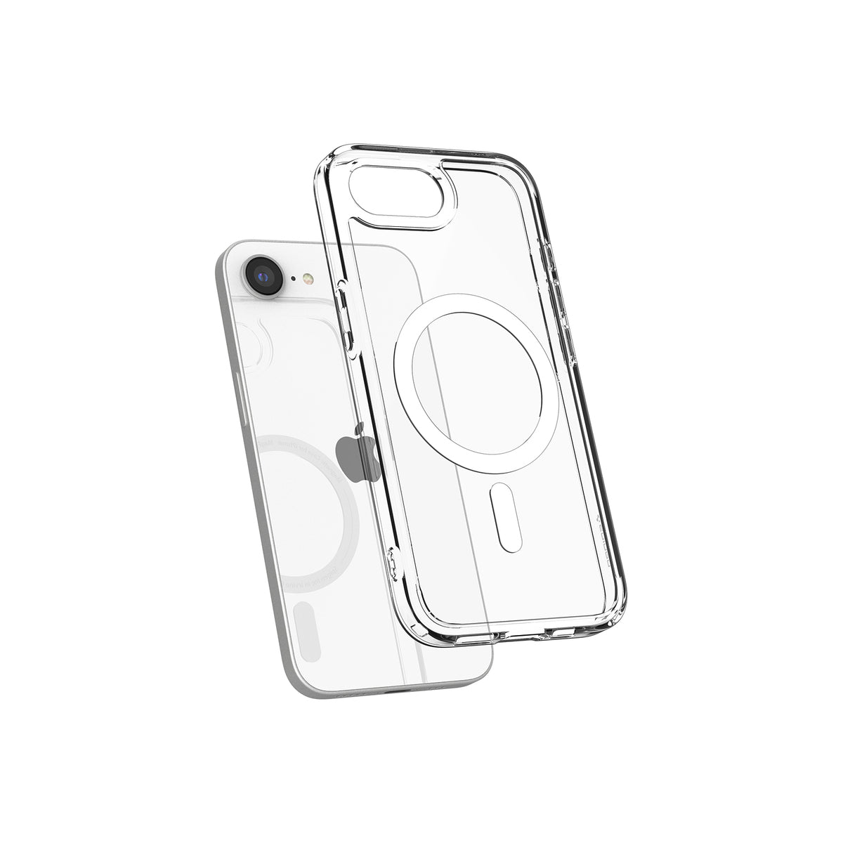 MagSafe kryt pro iPhone 16e Spigen Crystal Hybrid - průhledný - bonami.click