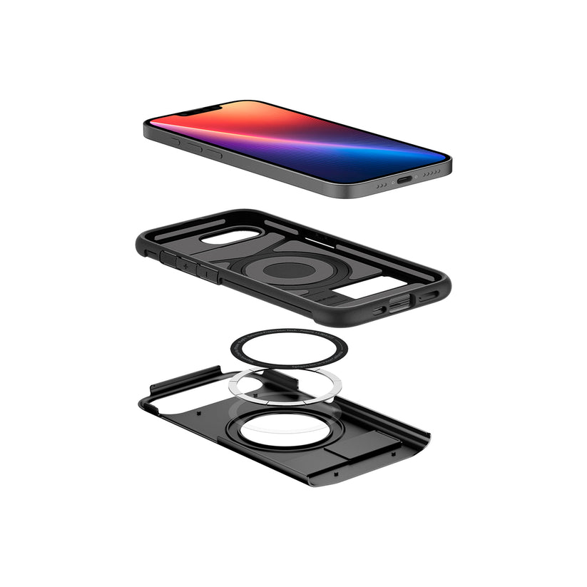 MagSafe kryt pro iPhone 16e Spigen Slim Armor - černý - bonami.click