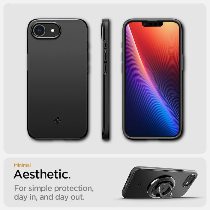 MagSafe kryt pro iPhone 16e Spigen Thin Fit - černý - bonami.click