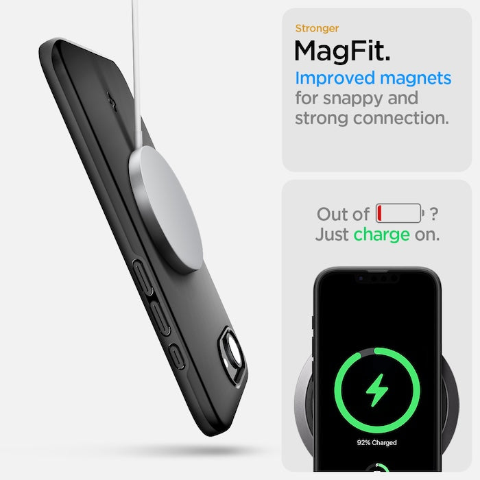 MagSafe kryt pro iPhone 16e Spigen Thin Fit - černý - bonami.click