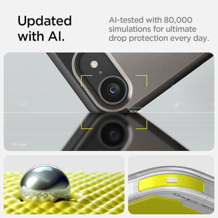 MagSafe kryt pro iPhone 16e Spigen Tough Armor - šedý - bonami.click