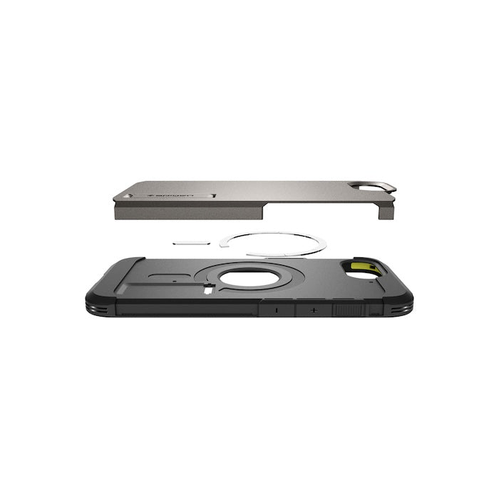MagSafe kryt pro iPhone 16e Spigen Tough Armor - šedý - bonami.click