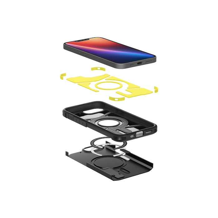 MagSafe kryt pro iPhone 16e Spigen Tough Armor - černý - bonami.click