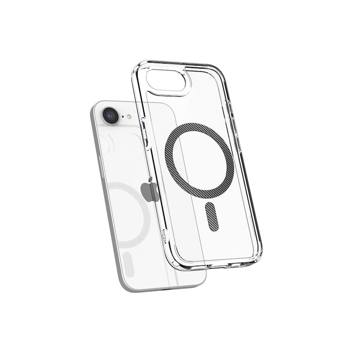 MagSafe kryt pro iPhone 16e Spigen Ultra Hybrid - průhledný karbon - bonami.click