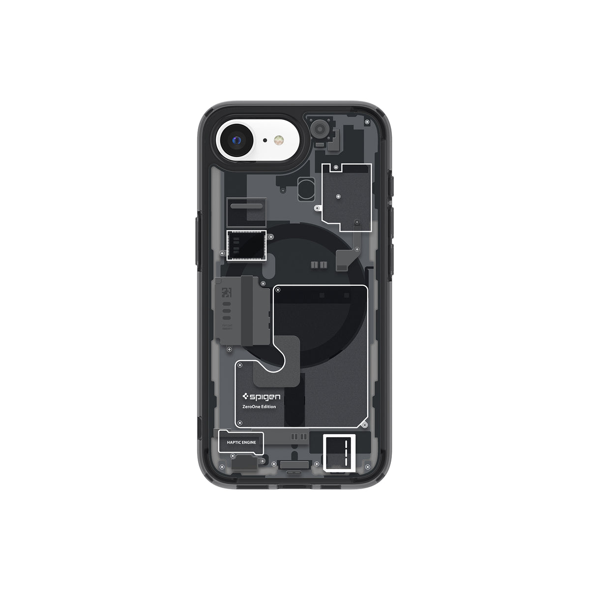 MagSafe kryt pro iPhone 16e Spigen Ultra Hybrid - zero one black - bonami.click
