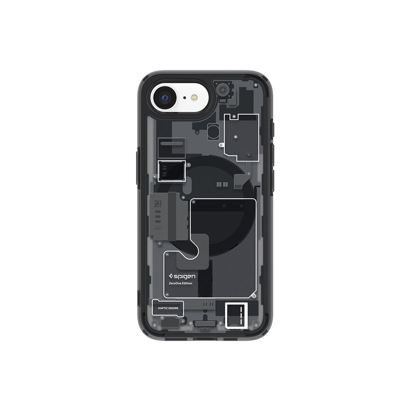 MagSafe kryt pro iPhone 16e Spigen Ultra Hybrid - zero one black - bonami.click