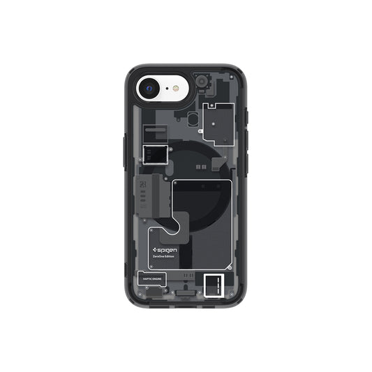 MagSafe kryt pro iPhone 16e Spigen Ultra Hybrid - zero one black - bonami.click