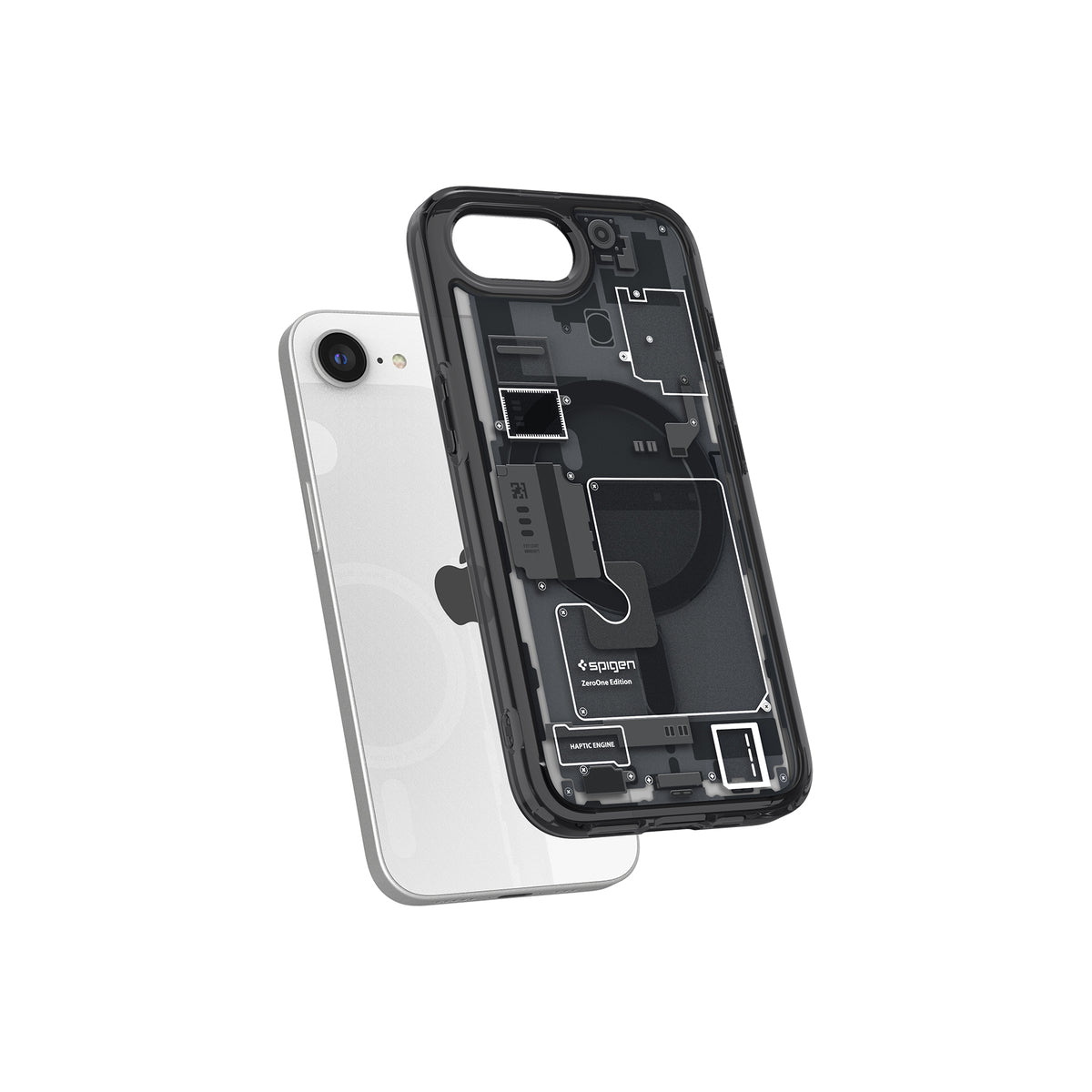 MagSafe kryt pro iPhone 16e Spigen Ultra Hybrid - zero one black - bonami.click