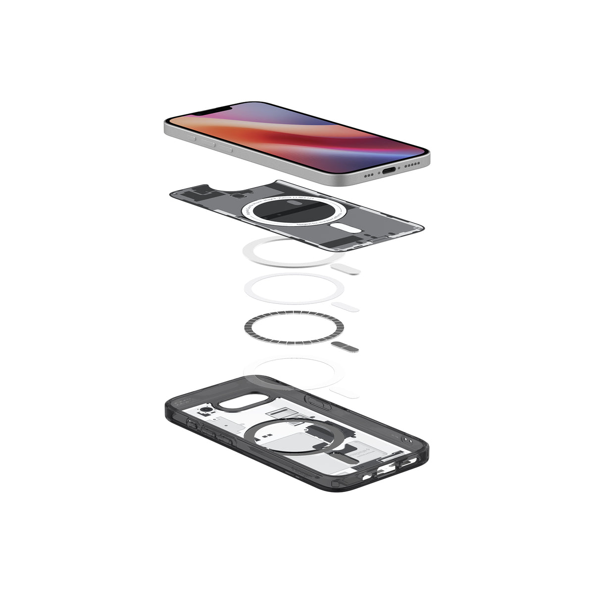 MagSafe kryt pro iPhone 16e Spigen Ultra Hybrid - zero one black - bonami.click