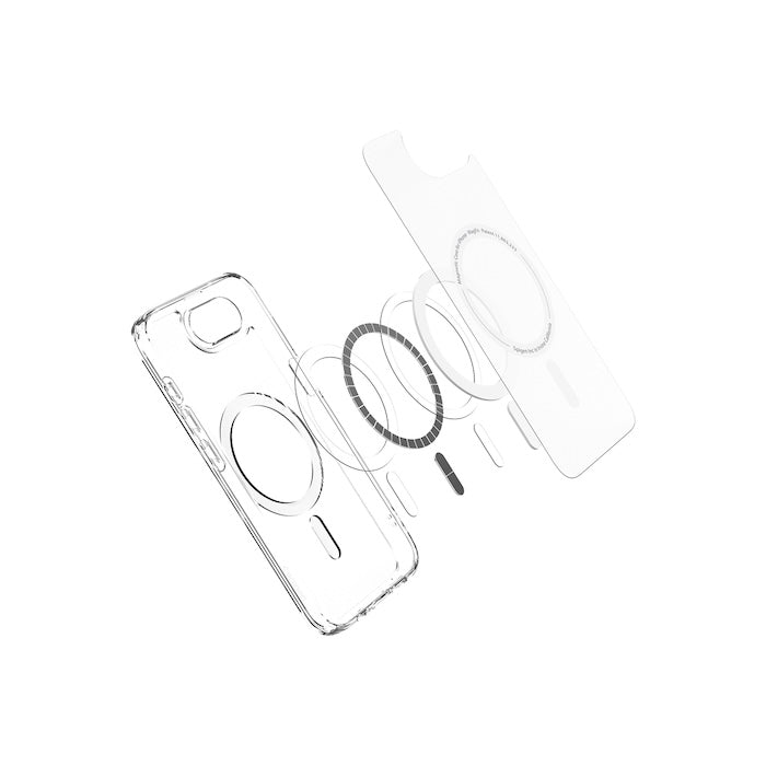 MagSafe kryt pro iPhone 16e Spigen Ultra Hybrid - bílý - bonami.click