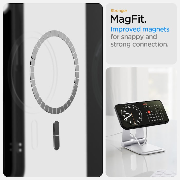 MagSafe kryt pro iPhone 16e Spigen Liquid Air - matně černý - bonami.click