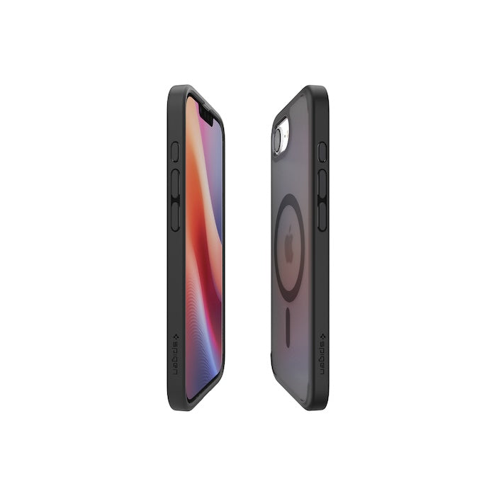 MagSafe kryt pro iPhone 16e Spigen Crystal Hybrid - černý - bonami.click
