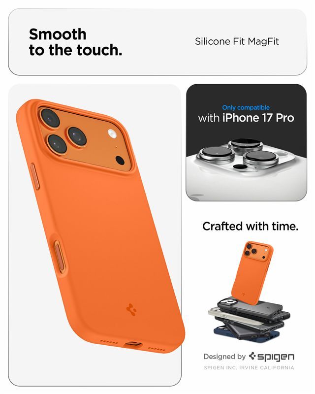 Silikonové kryt pro iPhone 17 Pro Spigen Silicone Fit MagSafe - bonami.click