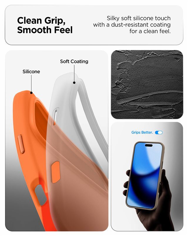 Silikonové kryt pro iPhone 17 Pro Spigen Silicone Fit MagSafe - bonami.click