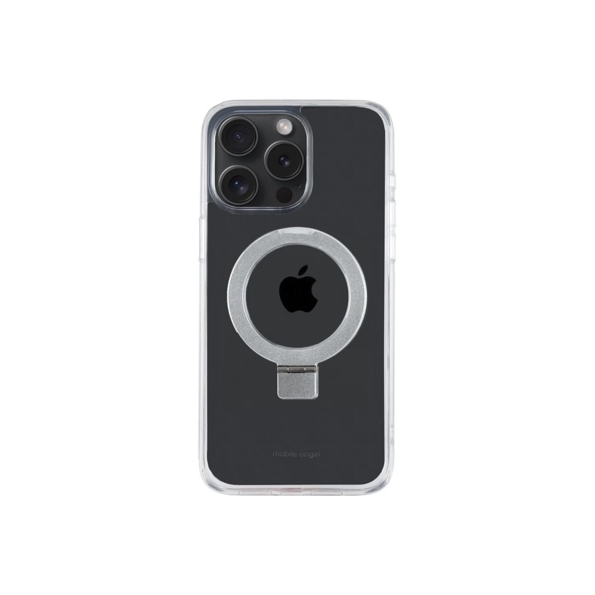 Pouzdro na iPhone 15 Pro Max Mobile Origin RingMag - průhledné - bonami.click