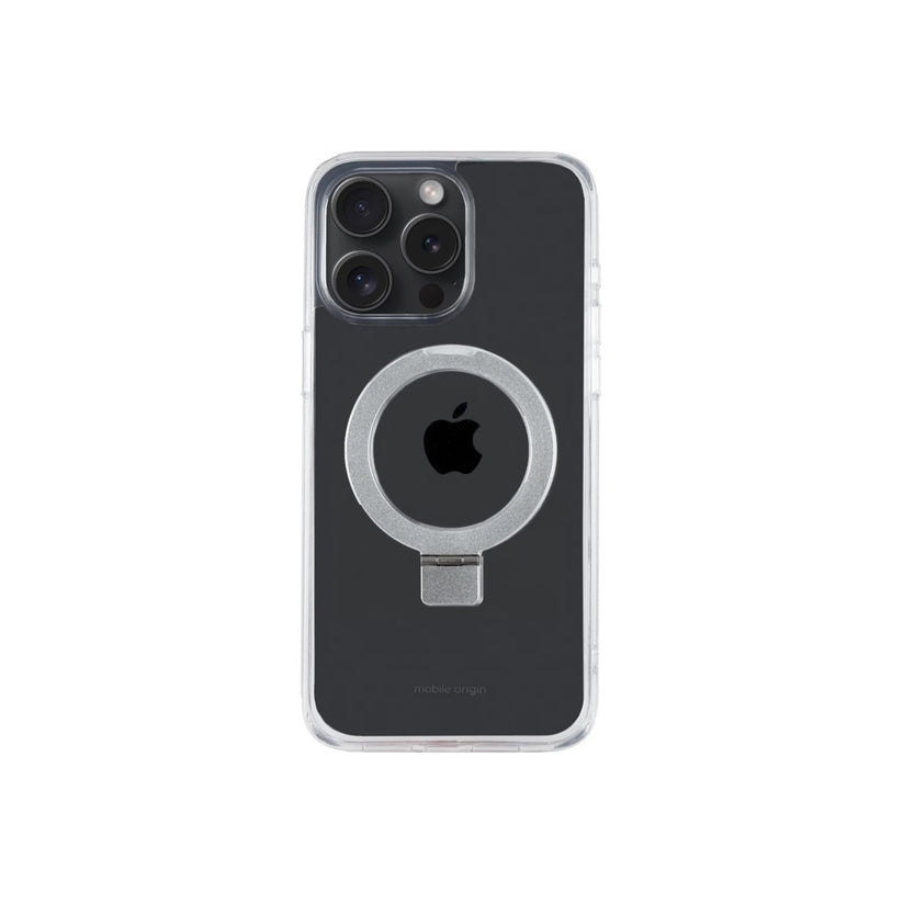 Pouzdro na iPhone 15 Pro Max Mobile Origin RingMag - průhledné - bonami.click
