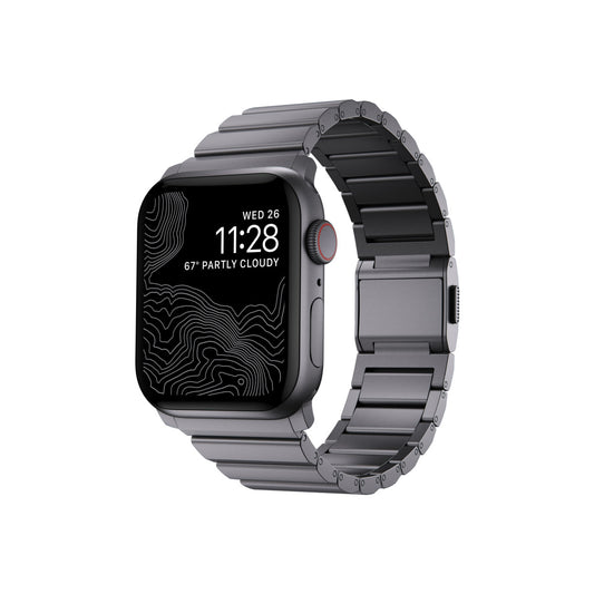 Hliníkový řemínek pro Apple Watch Nomad - vesmírně šedý - bonami.click