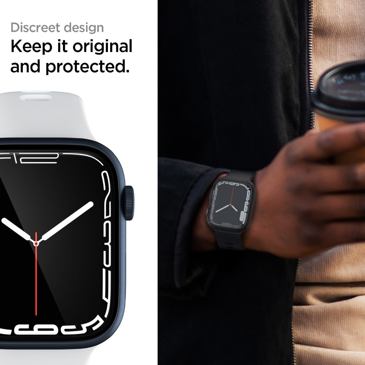 Sada ochranných fólií na Apple Watch 45 mm Spigen Film Neo Flex - bonami.click