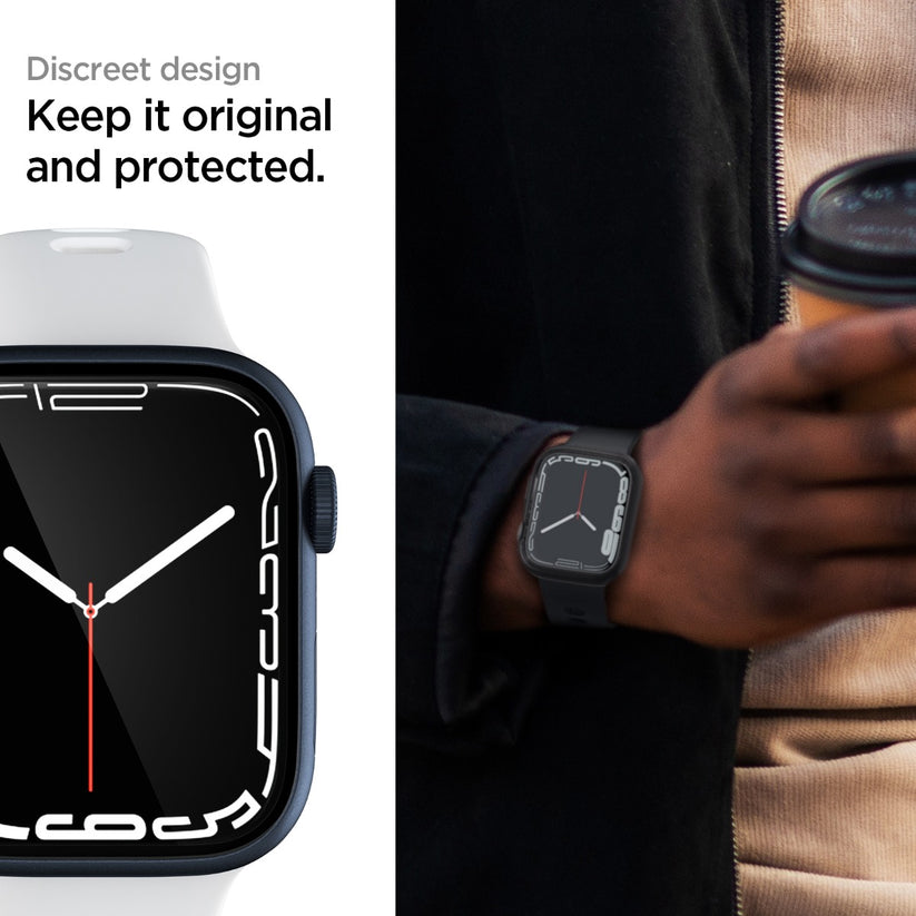 Sada ochranných fólií na Apple Watch 45 mm Spigen Film Neo Flex - bonami.click