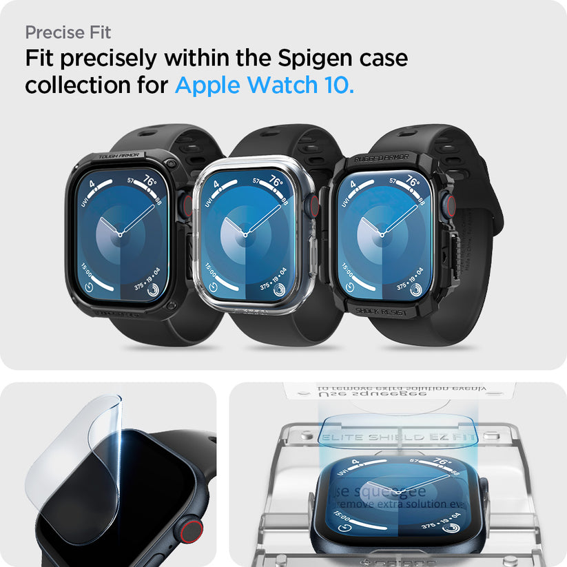 Ochranná fólie pro Apple Watch 46mm Spigen Eliteshield EZ Fit 2 ks - bonami.click