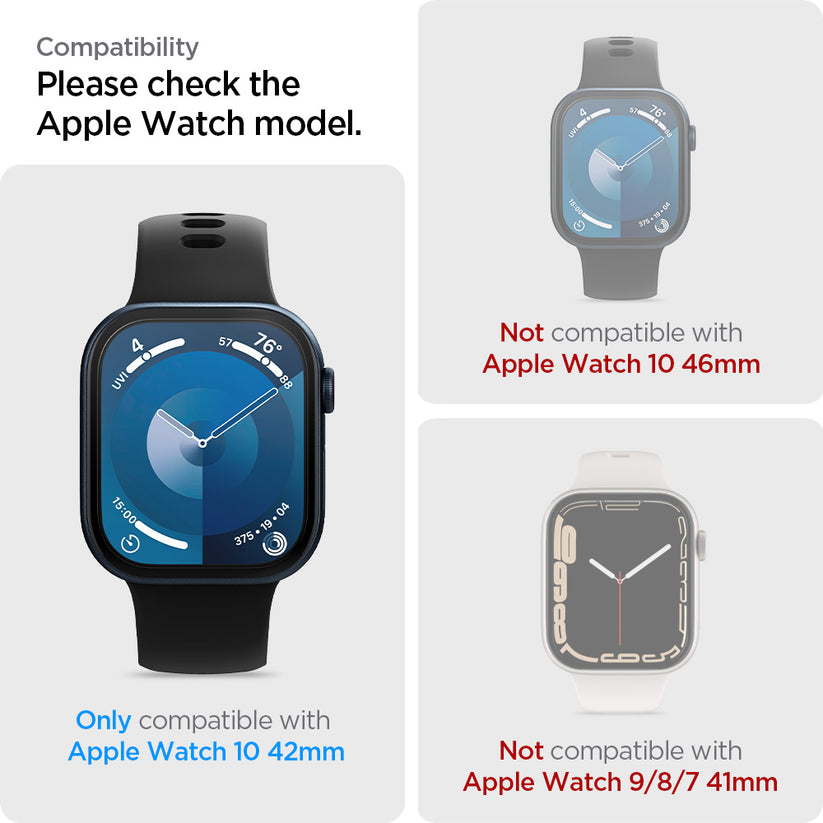Ochranná fólie pro Apple Watch 42mm Spigen Eliteshield EZ Fit 2 ks - bonami.click